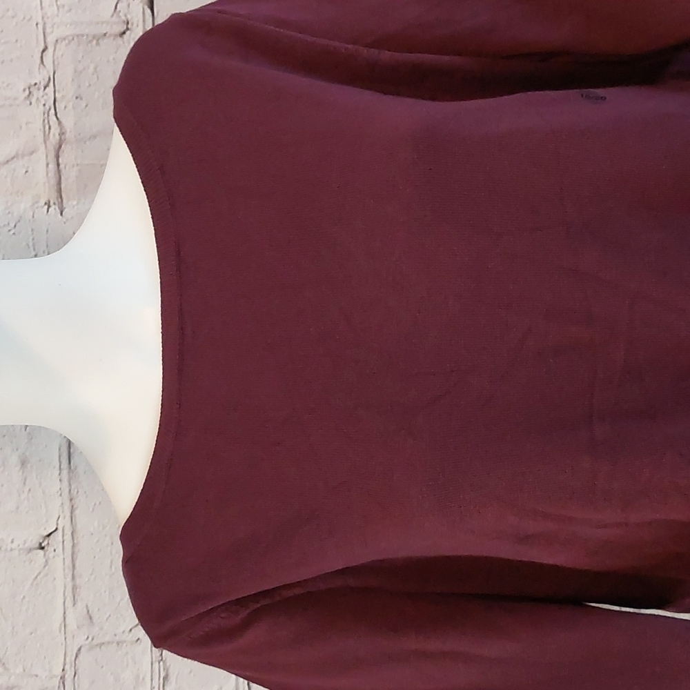 Purple Lane Bryant Widneck Plum Bell Sleeve Sweater NWT 18/20 2X - Picture 5 of 8